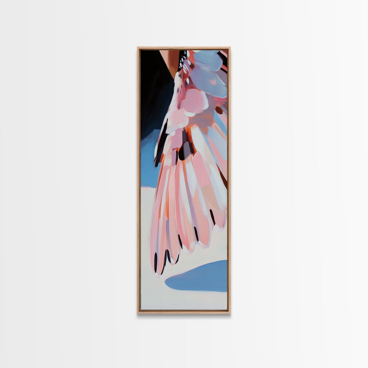 Butterfly Wing, Soft Pastel Art, Nature Inspired, Canvas Print, Modern Wall Decor, Feminine Aesthetic, Bedroom Wall Art, Boho Minimalist