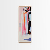 Vibrant Textures, Abstract Fashion Art, Bold Color Splashes, Modern Aesthetic, Trendy Wall Decor, Artistic Expression, Framed Canvas Print