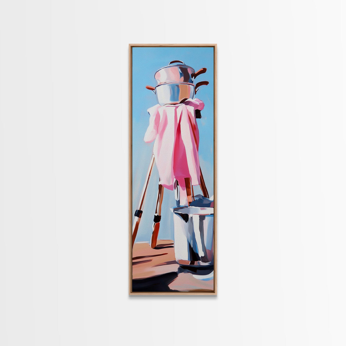 Cooking Still Life, Modern Kitchen Art, Abstract Realism, Framed Canvas Print, Unique Home Decor, Contemporary Art, Chefs Kitchen Wall Art