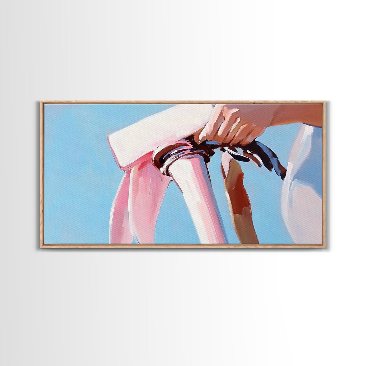 Fashion Statement, Bold Bangles, Modern Wall Art, Framed Canvas Print, Contemporary Home Decor, Minimalist Style, Chic Living Room Art