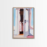 Open Door, Sunlit Entryway, Warm Aesthetic, Canvas Print, Cozy Home Decor, Minimalist Art, Farmhouse Wall Art, Living Room Decor