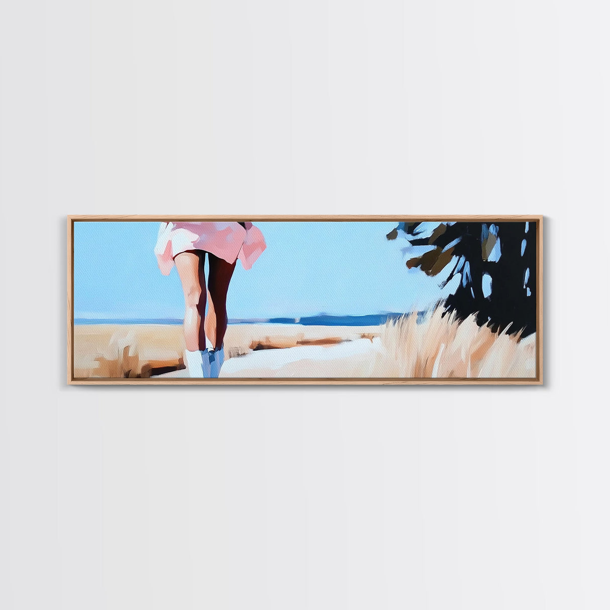 Windy Dunes, beach photography print, modern coastal decor, ocean breeze artwork, minimalist home decor, framed canvas print, boho style