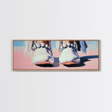 Bohemian Sandals, Chic Summer, Beach Vibes, Fashion Canvas Print, Bedroom Wall Art, Coastal Aesthetic, Trendy Boho Decor