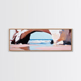 Ocean Arch, Coastal Landscape, Seaside Art, Canvas Print, Beach Wall Art, Living Room Decor, Nautical Wall Art, Modern Minimalist Art