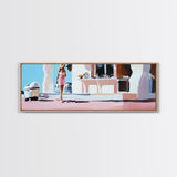 Elegant Woman, Luxury Fashion, High-End Lifestyle, Sophisticated Style, Framed Canvas Print, Glamorous Bedroom Wall Art