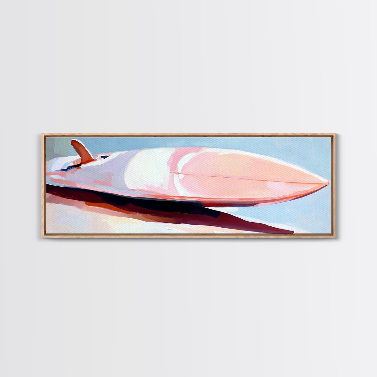 Surfboard Still Life, Beach Vibes, Ocean Lover, Coastal Wall Art, Canvas Print, Minimalist Decor, Bedroom Aesthetic, Summer Gift