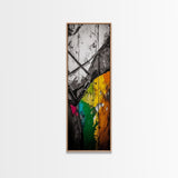 Horse Art, Abstract Equestrian, Rustic Canvas Print, Black White Wall Art, Living Room Artwork, Farmhouse Decor, Modern Western Art