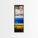 Abstract Beach, Ocean Wall Art, Modern Coastal, Seascape Painting, Minimalist Decor, Contemporary Art, Canvas Print, Living Room