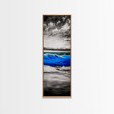 Ocean Wave, Coastal Decor, Beach Wall Art, Canvas Print, Blue Water Painting, Nautical Art, Living Room Wall Art, Ocean Lover Gift