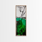 Green, Abstract, Canvas Print, Nature Artwork, Minimalist Home Decor, Textured Painting, Living Room Wall Art, Contemporary Decor