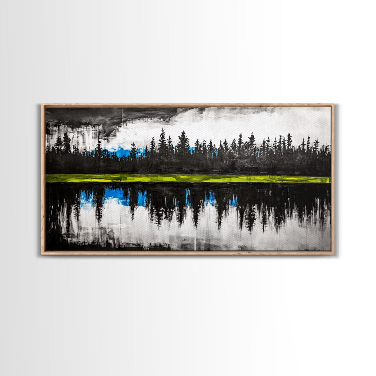 Lake Reflection, Forest Landscape, Tranquil Wall Art, Canvas Print, Nature Lover Gift, Bedroom Wall Art, Zen Home Decor