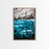 Mountain Lake, Nature Wall Art, Wilderness Art, Outdoor Landscape, Cabin Decor, Black and White Art, Scenic Wall Art, Canvas Print