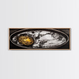 Saturn Rings, Space Art, Planetary Abstract, Canvas Print, Outer Space Decor, Sci-Fi Wall Art, Living Room Art, Celestial Home Decor