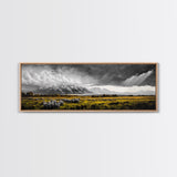 Green Ocean Wave, Coastal Wall Art, Surf Decor, Abstract Seascape Painting, Modern Beach House Art, Ocean Lover Gift, Canvas Print