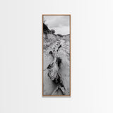 Driftwood, Nature Path, Earthy Decor, Rustic Home Style, Framed Canvas Print, Living Room Wall Art, Natural Landscape Photography