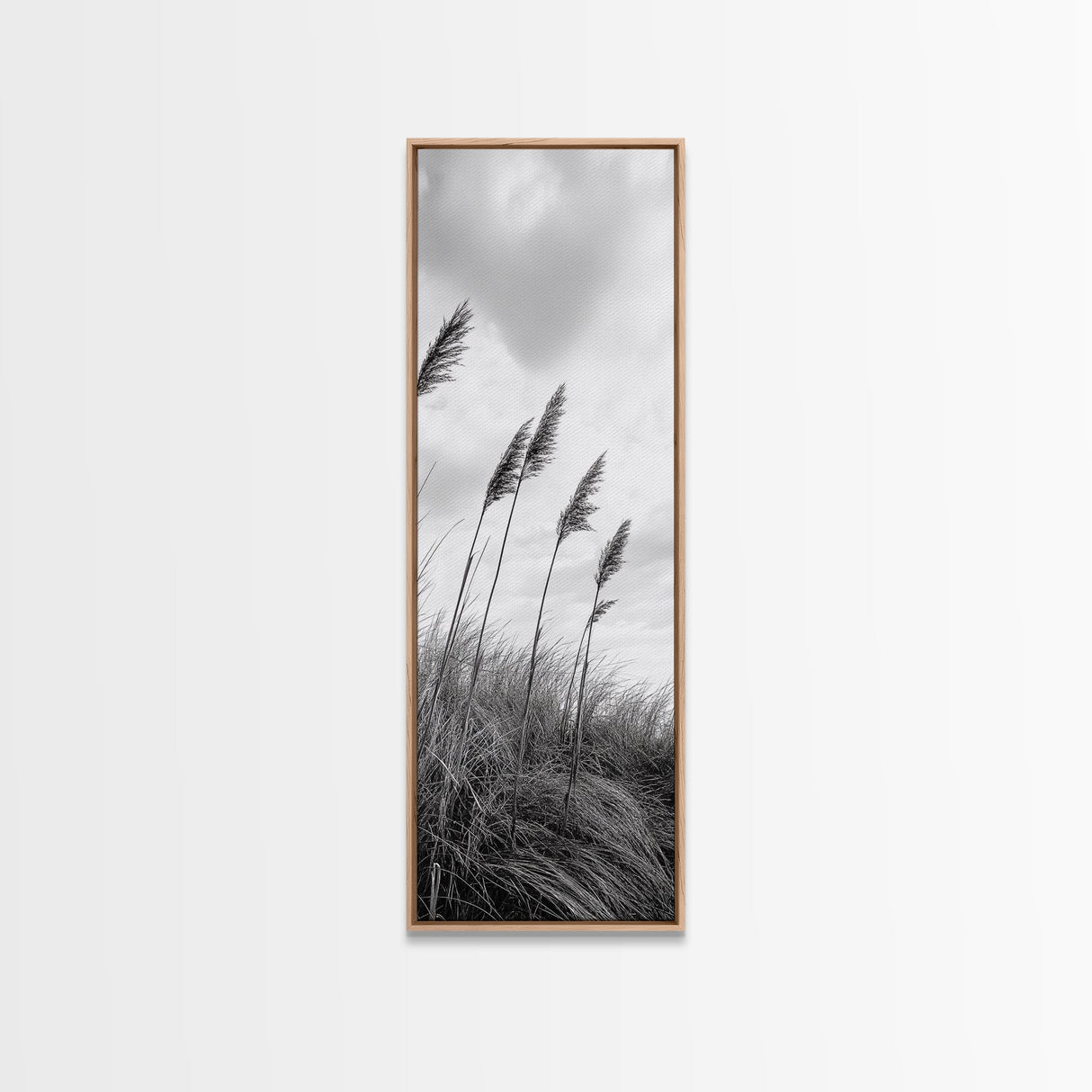 Windy Grasses, Coastal Scene, Tall Grass Field, Autumn Decor, Canvas Print, Farmhouse Style, Dining Room Wall Art, Nature Mood