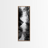 Secret Pathway, Forest Creek, Hidden Escape, Canvas Print, Magical Woodland Art, Hallway or Entryway Mystical Nature Decor, Bathroom Art