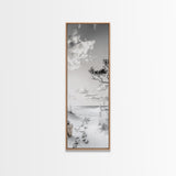 Tranquil Beach Walk, Coastal Pathway Print, Ocean Escape Wall Art, Entryway or Hall Decor, Framed Canvas Print, Serene Natural Style