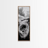 Ocean Vortex, Surreal Wave, Abstract Seascape, Dramatic Sea, Canvas Print, Statement Art, Modern Living Room Wall Art, Bold Decor