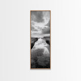 Tidal Pool, Ocean Reflection, Shore Calm, Seascape Beauty, Canvas Print, Minimalist Bathroom Art, Coastal Vibes, Tranquil Decor