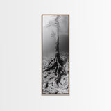Surreal Tree Roots, Underwater Tree Art, Dreamy Forest Print, Nature Photography, Living Room Wall Decor, Framed Canvas Print