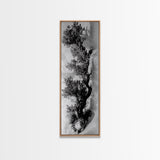 Lone Tree, Desert Strength, Abstract Nature, Surreal Landscape, Moody Tones, Canvas Print, Meditation Space Wall Art, Zen Vibe