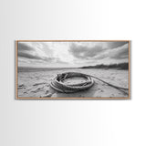 Beach Rope Still, Sand Dune Landscape, Seaside Art, Coastal Minimalist, Canvas Print, Neutral Wall Art, Living Room Coastal Decor, Nautical Style