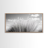 Windswept Grasses, Nature Wall Decor, Prairie Minimalist, Field Botanical Print, Canvas Print, Kitchen Wall Art, Soft Fall Farmhouse Style