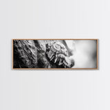 Tree Fungus, Natural Texture, Close-Up Growth, Wood Grain, Framed Canvas Print, Nature Wall Art, Boho Bedroom Decor, Botanical Print