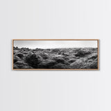 Volcanic Moss, Rugged Terrain, Icelandic Landscape, Wild Nature Scene, Canvas Print, Earthy Tones, Entryway Wall Art, Minimalist Adventure Art