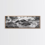 Windswept Dune Trail, Dramatic Sky, Nature Path, Beach Landscape, Framed Canvas Print, Rustic Wall Art, Fall Decor, Bedroom Art, Boho Vibes