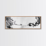 Snow Trees, Dreamy White, Winter Fantasy, Canvas Print, surreal landscape art, fantasy winter decor, magical room aesthetic, Christmas wall art