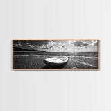Paddle Board, Ocean Adventure, Summer Surf, Sparkling Sea, Canvas Print, Coastal Living Room Wall Art, Beach House Photography