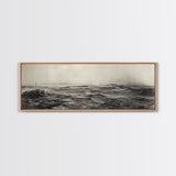 Windy Field, Dust Storm, Desert Mist, Dystopian Vibes, Canvas Print, Fall Office Wall Art, Moody Landscape Photography, Earth Tones