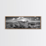 Sunset Sea, Magic Carpet, Ocean Ritual, Ethereal Coastal, Framed Canvas Print, Boho Wall Art, Living Room Decor, Surreal Beach Photography