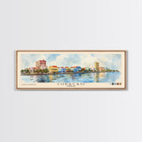 Curacao, Curacao Watercolor Beach Print, Vacation Gift, Curacao Wall Art, Beach Painting, Beach Decor, Beach Painting