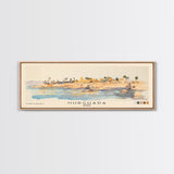 Hurghada, Egypt Watercolor Beach Print, Vacation Gift, Egypt Wall Art, Beach Painting, Beach Decor, Beach Painting