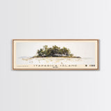 Itaparica Island, Brazil Watercolor Beach Print, Vacation Gift, Brazil Wall Art, Beach Painting, Beach Decor, Beach Painting