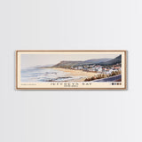 Jeffreys Bay, South Africa Watercolor Print, Vacation Gift, South Africa Wall Art, Beach Painting, Beach Decor, Large Wall Art, Wood Frame Art
