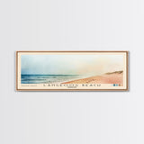 Langeoog Beach, Germany Watercolor Beach Print, Vacation Gift, Germany Wall Art, Beach Painting, Beach Decor, Beach Painting