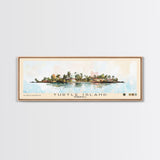 Turtle Island, Venezuela Watercolor Beach Print, Vacation Gift, Venezuela Wall Art, Beach Painting, Beach Decor, Beach Painting