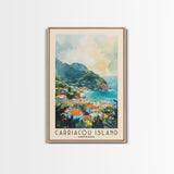 Carriacou Island, Grenada Watercolor Beach Print, Vacation Gift, Grenada Wall Art, Beach Painting, Beach Decor, Beach Painting