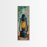 Lantern Glow Canvas Print rustic decor moody art farmhouse art wabi sabi art guest room art gift idea him gift idea her