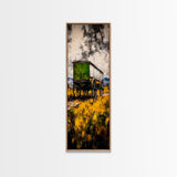 Antique Wagon Black White Canvas Print Rustic Art Farmhouse Wall Art Vintage Western Art Wabi Sabi Wall Art