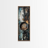 Rustic Frying Pan Art Framed Canvas Print Kitchen Wall Art Food Review Kitchen Art Rustic Decor Moody Art Wabi Sabi Wall Art