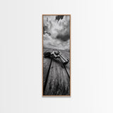 Revolver Gun Art, Canvas Print, moody art, western decor, rustic wall art, cowboy aesthetic, dark romance painting, unique gift idea