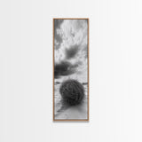 Tumbleweed Desert,Canvas Print, Rustic Southwest Wall Art, Moody Landscape Art, Extra Wide Art, Above Sofa Art, Farmhouse Decor