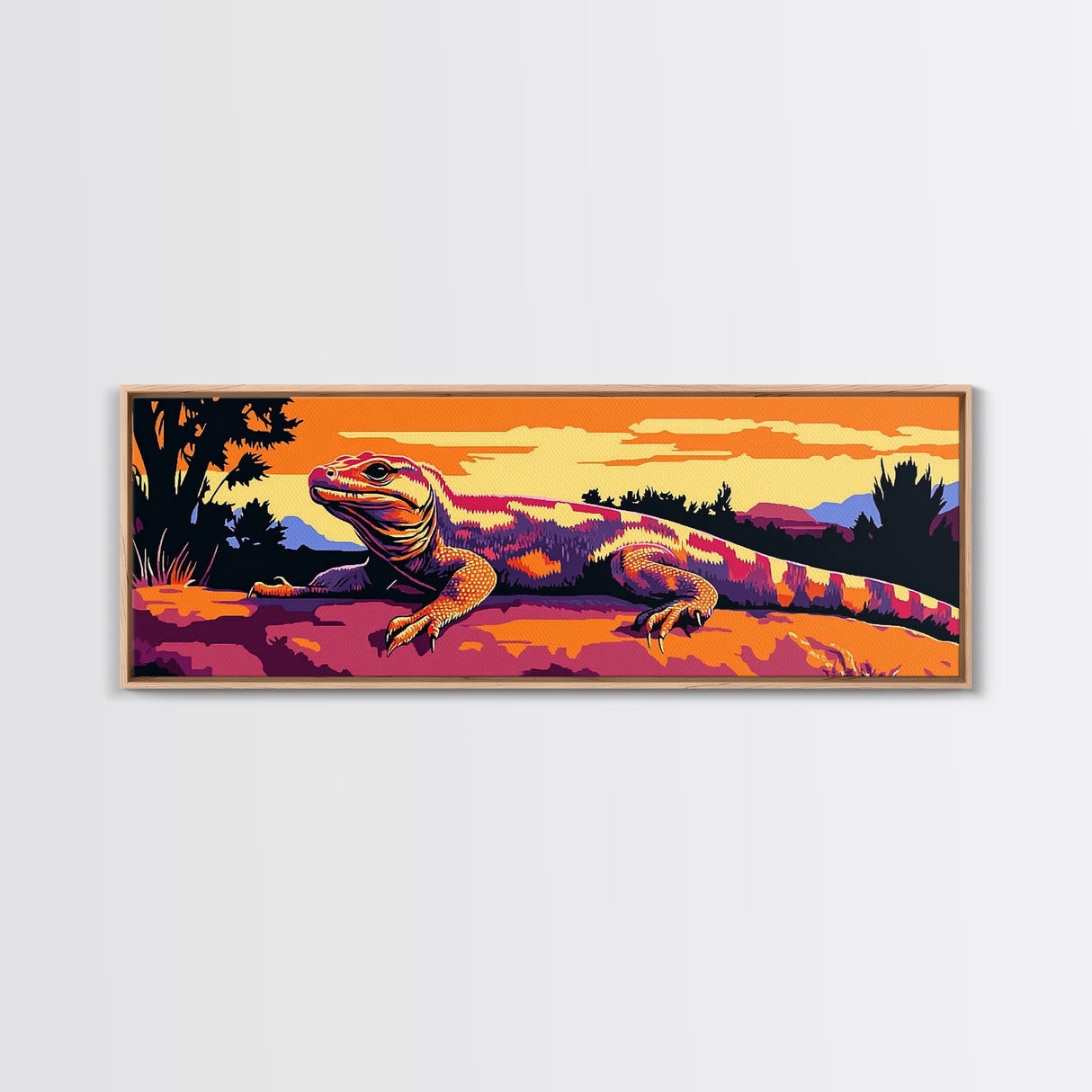 Geometric Wall Art, Framed Canvas Print, Southwest Wall Art, Chicano Art, Extra Wide Art, Rustic Wall Art, Moody Art, Above Couch Art