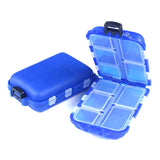 Travel Pill Organizer 10 space Box With 1000+ Free Labels Download