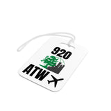 Appleton Wisconsin,  Area Code / Airport Tag for Bags and Luggage - 920 / ATW